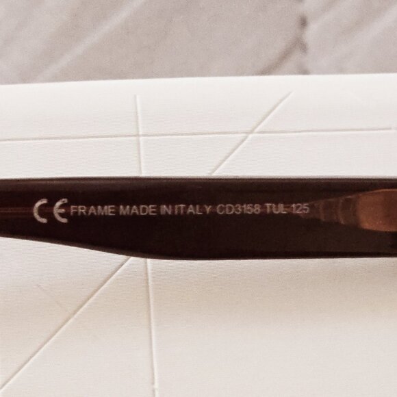 DIOR Reading Glasses with DIOR hardshell rectangular case - Picture 7 of 8